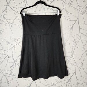 The North Face Recycled Polyester Jersey Fold Over Waistband Flowy Skirt